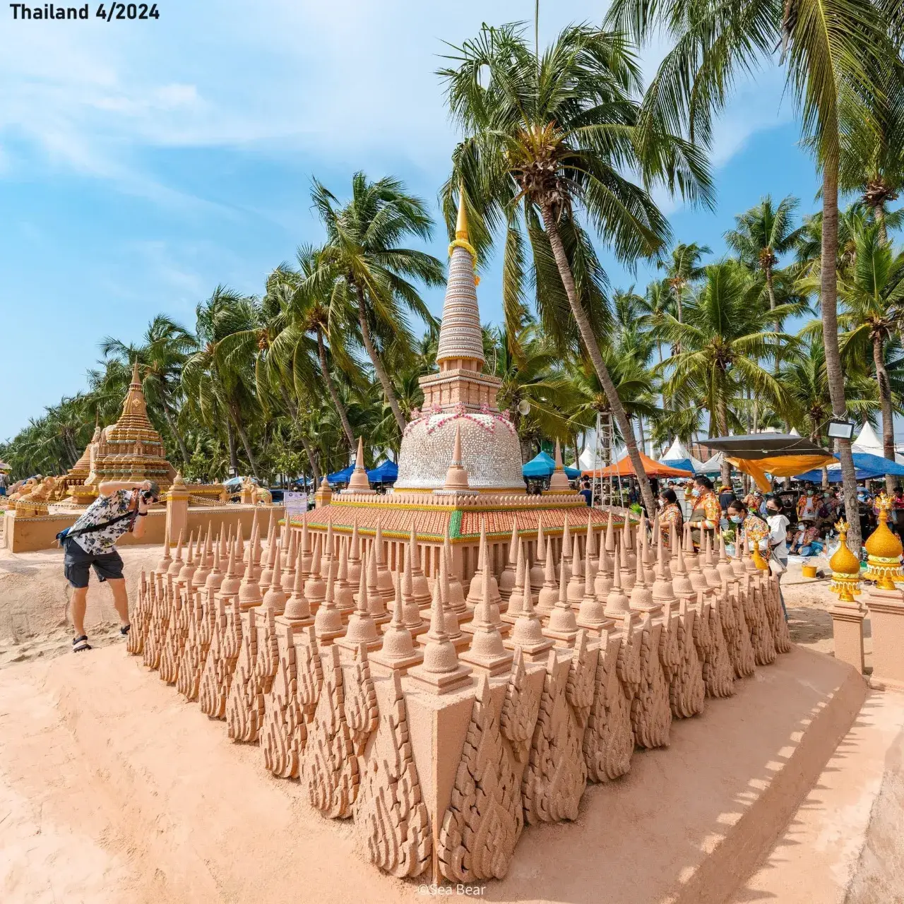 Sand Pagodas at Wan Lai Festival 2024 🇹🇭