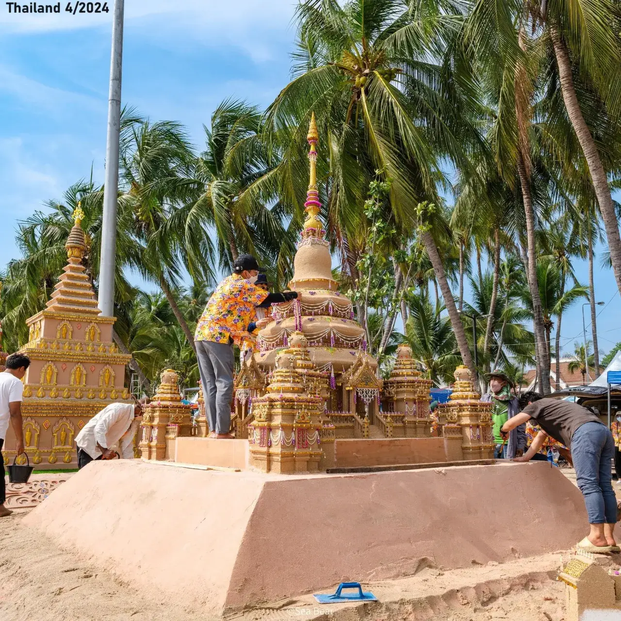 Sand Pagodas at Wan Lai Festival 2024 🇹🇭