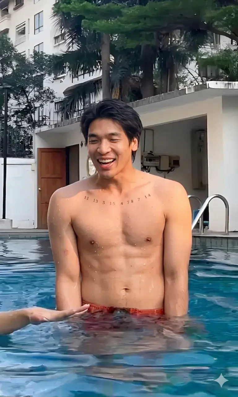 ตั้ง แบ๊ดว๊อยซ์ Tangbadvoice กับกล้ามท้องแน่นๆ