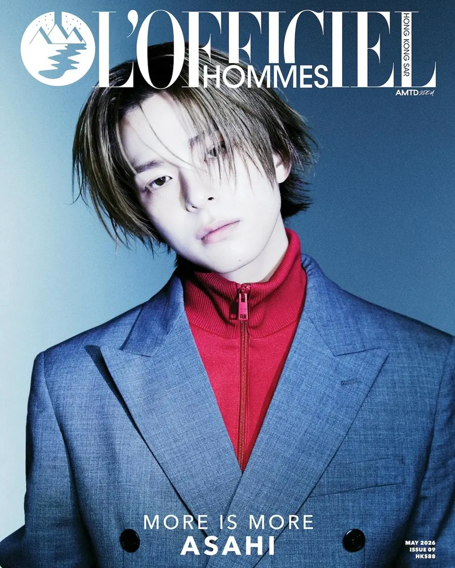 (TREASURE) Asahi @ L'OFFICIEL HOMMES Singapore Malaysia Hong Kong May 2026