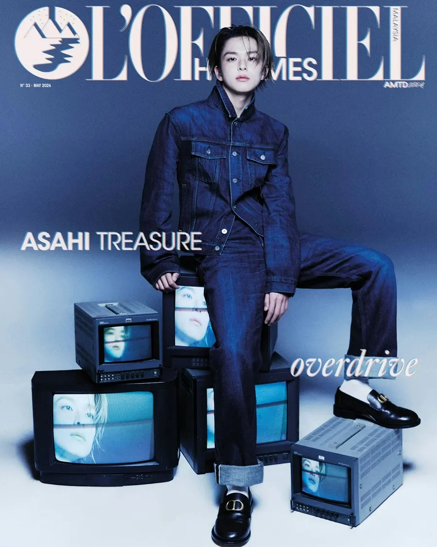 (TREASURE) Asahi @ L'OFFICIEL HOMMES Singapore Malaysia Hong Kong May 2026