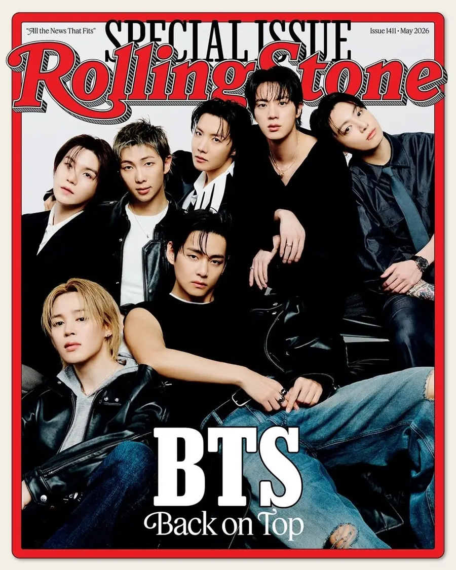 BTS @ Rolling Stone Magazine issue 1411 May 2026