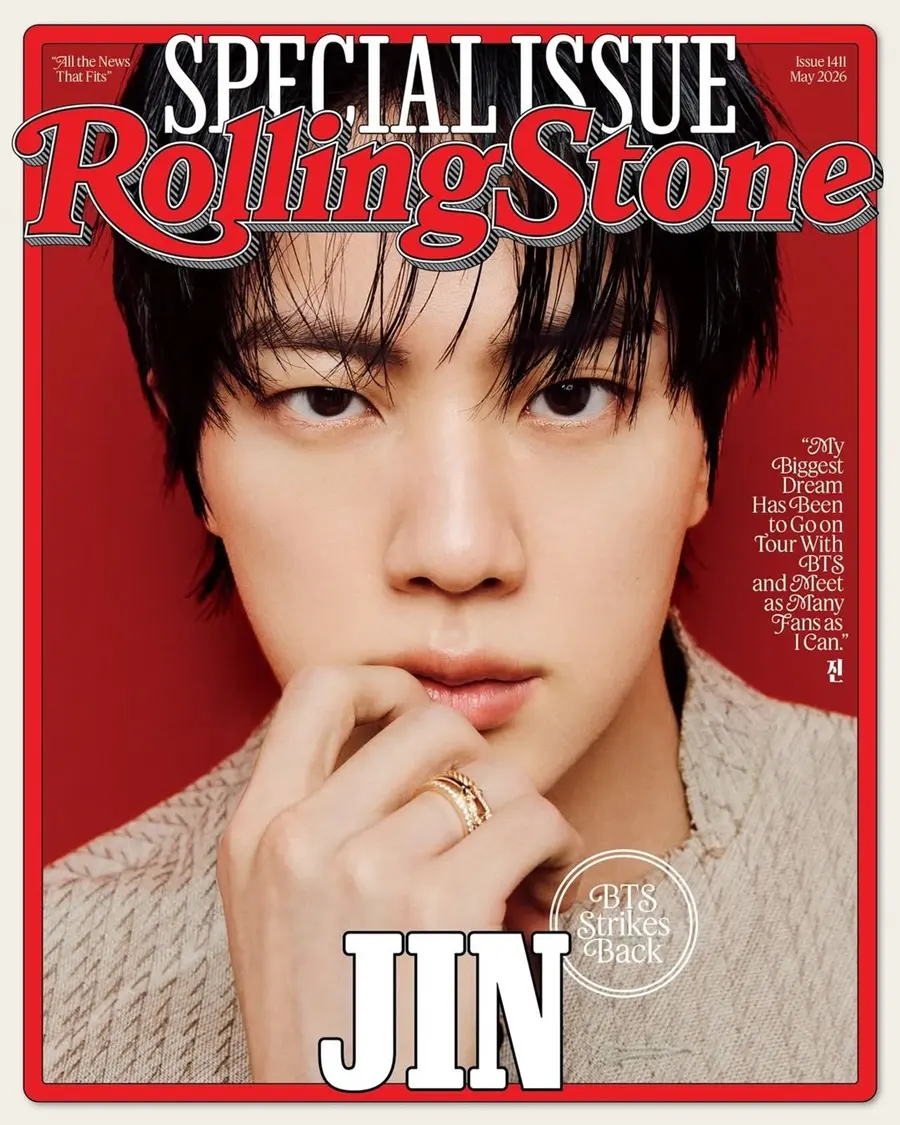 BTS @ Rolling Stone Magazine issue 1411 May 2026