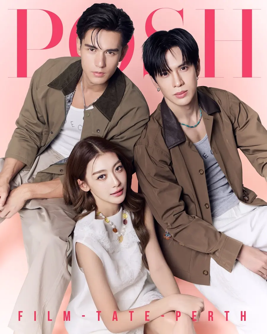 ฟิล์ม ธนภัทร,เทศน์ ไมรอน & เพิร์ธ วีริณฐ์ศรา @ POSH Magazine Thailand
