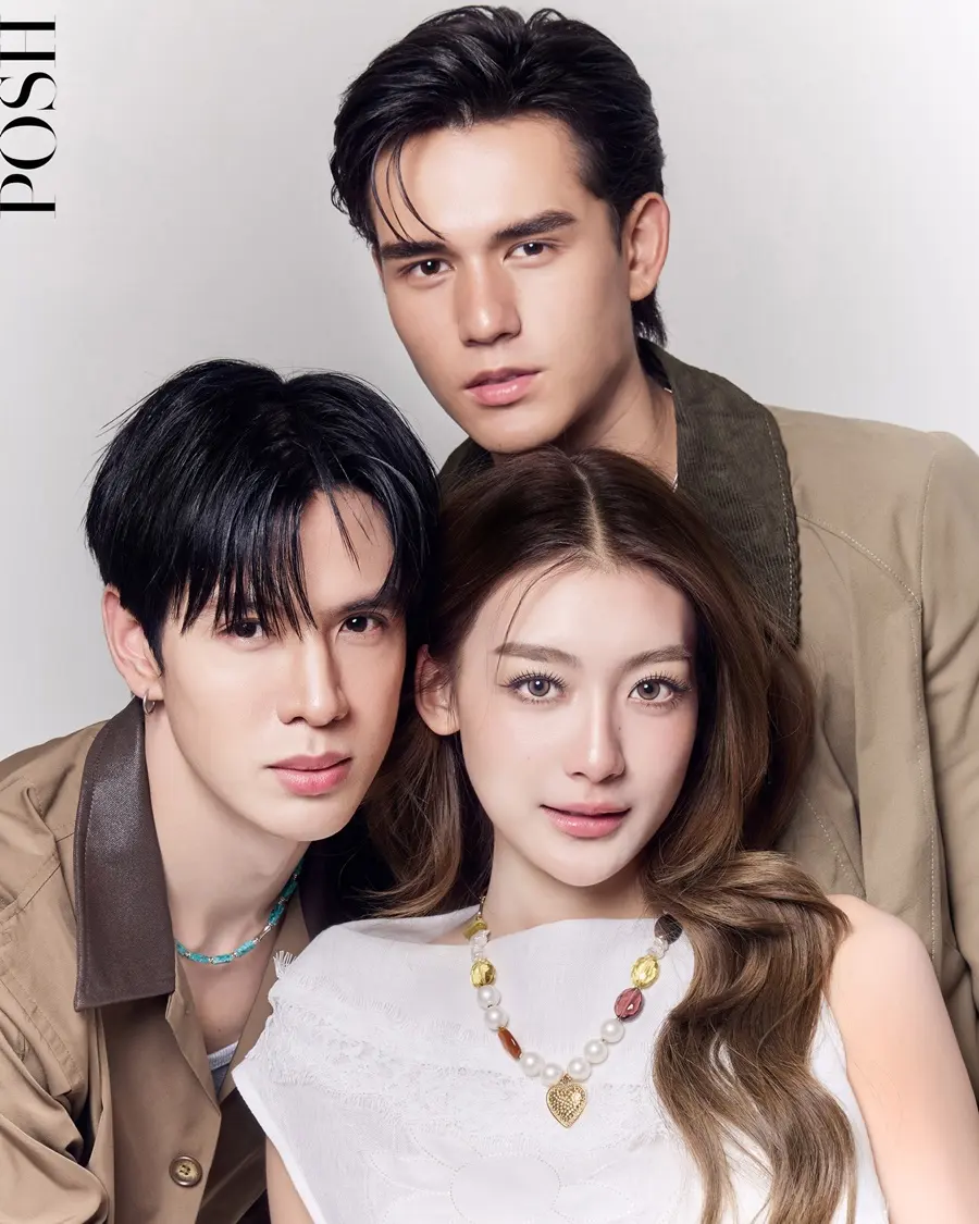 ฟิล์ม ธนภัทร,เทศน์ ไมรอน & เพิร์ธ วีริณฐ์ศรา @ POSH Magazine Thailand