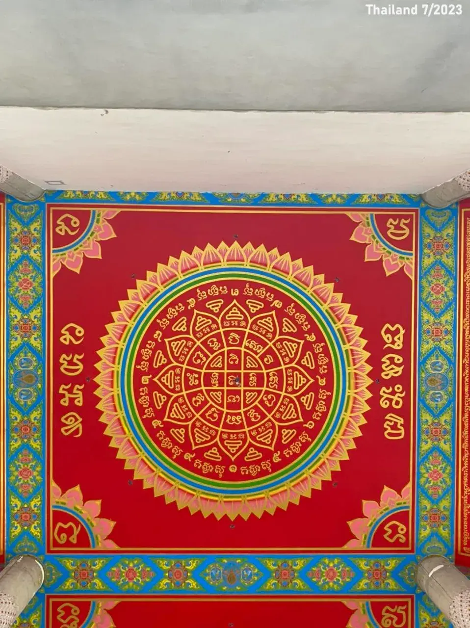 Thai Yantras on the Ceiling 🇹🇭