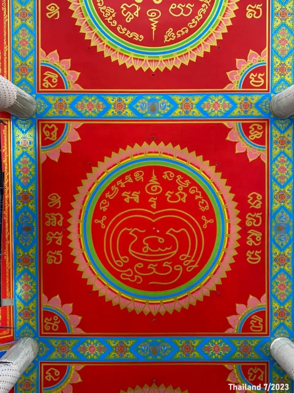 Thai Yantras on the Ceiling 🇹🇭