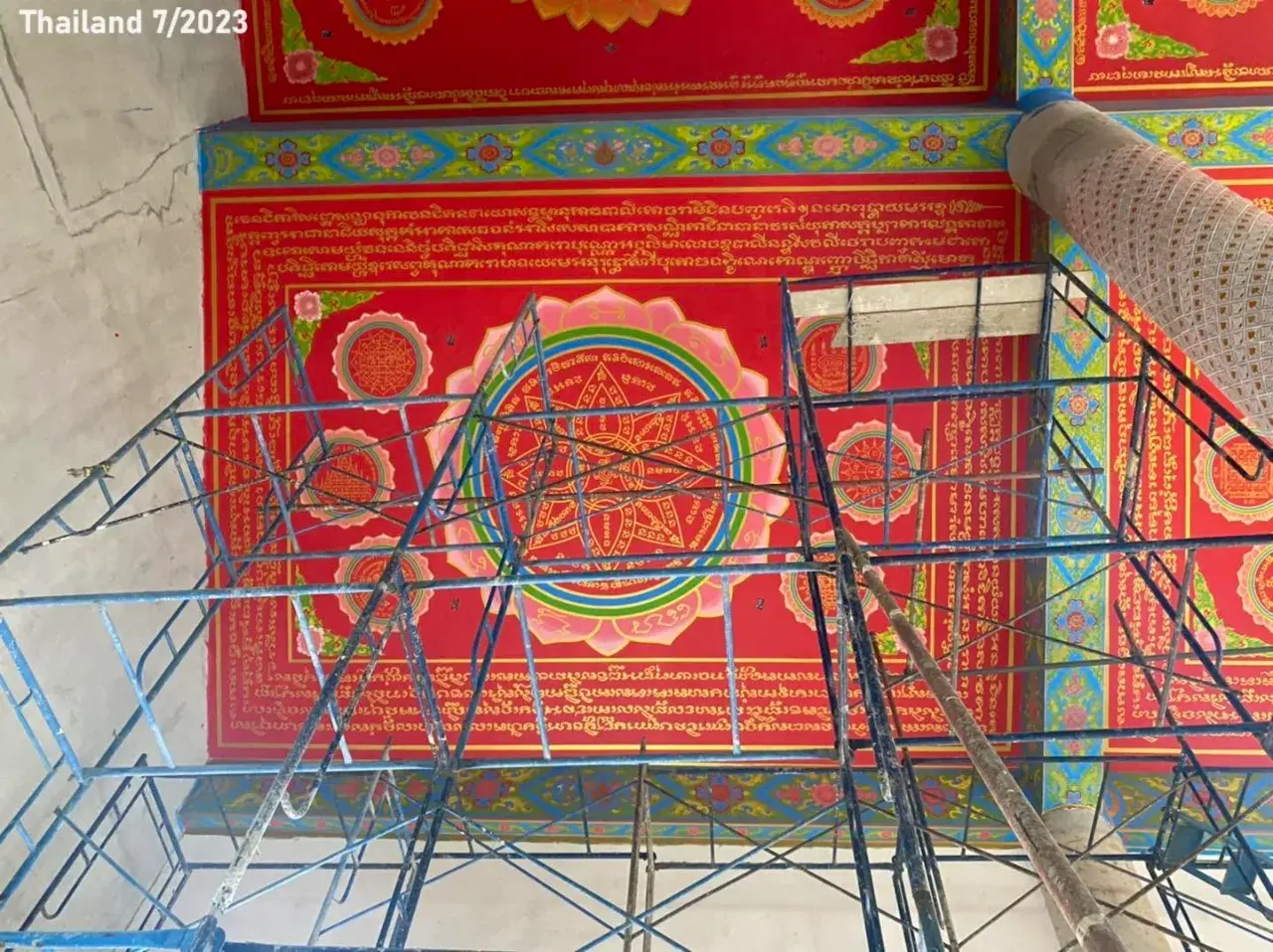Thai Yantras on the Ceiling 🇹🇭