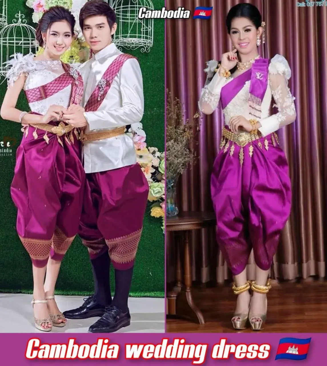 original Cambodian traditional dress.