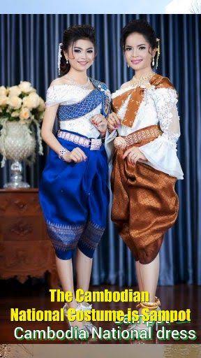 original Cambodian traditional dress.