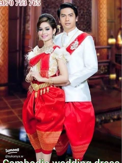 original Cambodian traditional dress.
