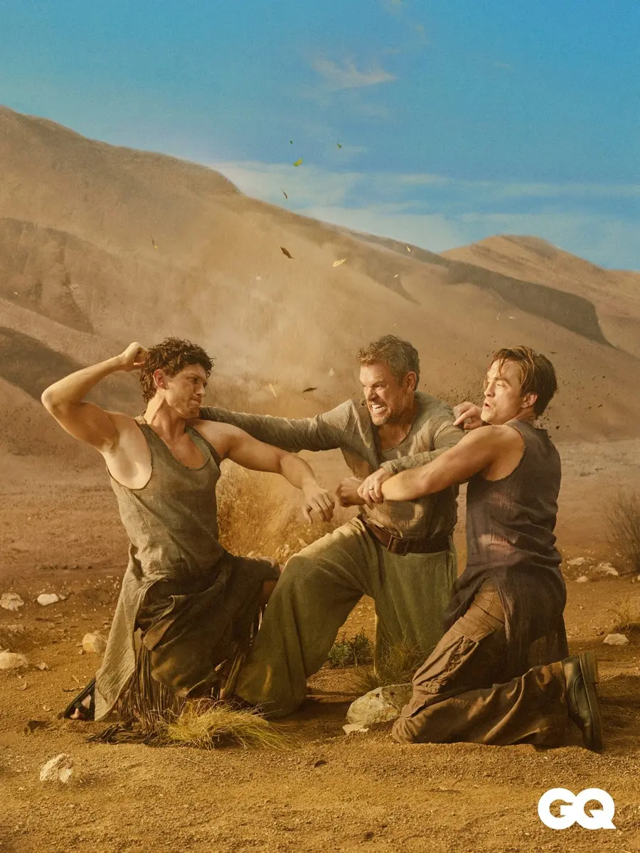 Matt Damon, Robert Pattinson & Tom Holland @ GQ US Summer 2026