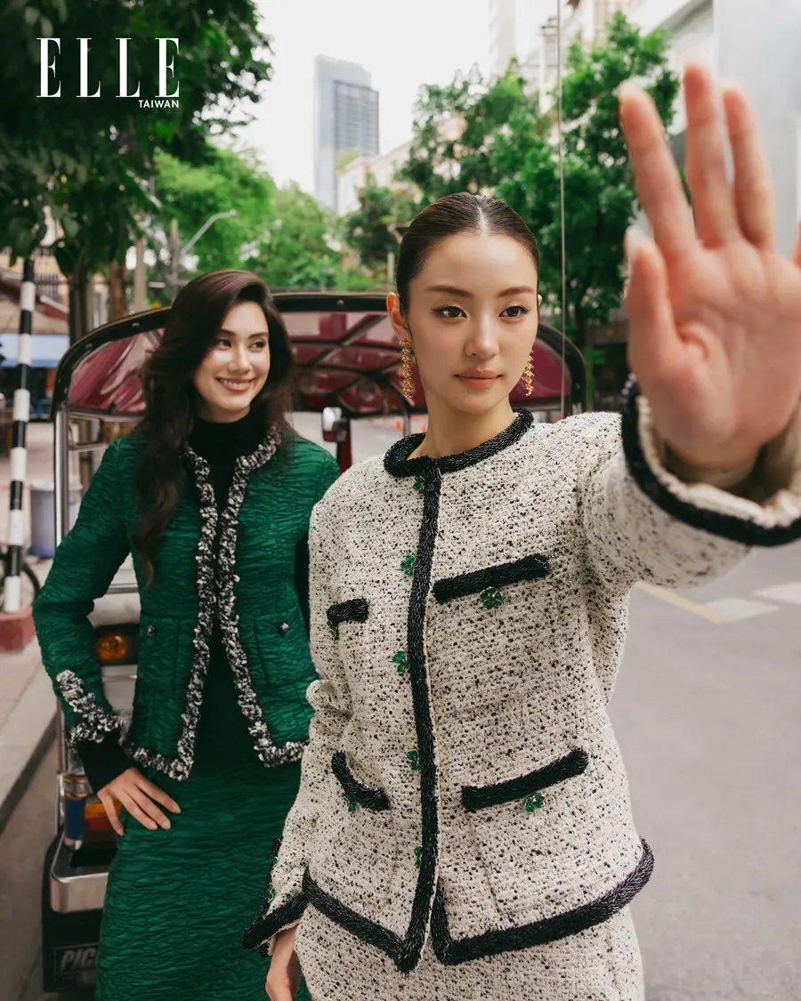 หมิว-ณัชชา & ลีน่า-ลลินา @ ELLE Taiwan June 2026