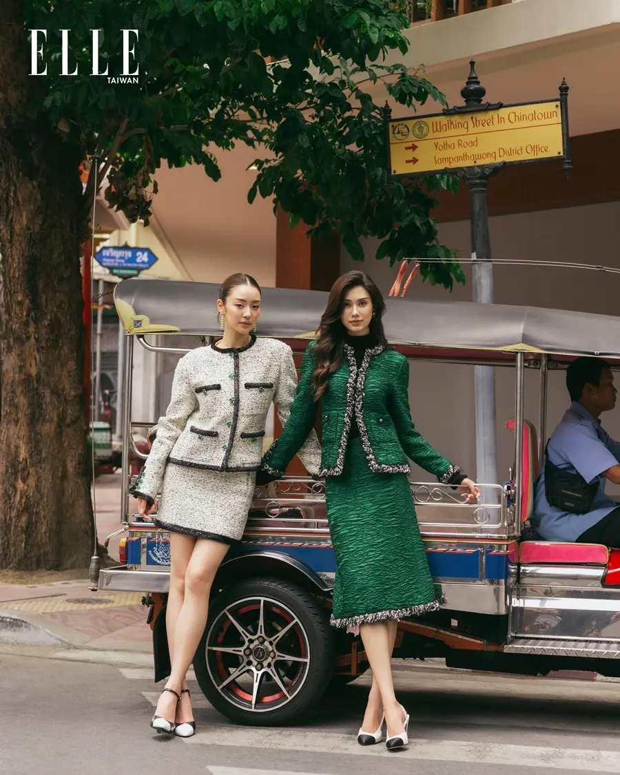 หมิว-ณัชชา & ลีน่า-ลลินา @ ELLE Taiwan June 2026