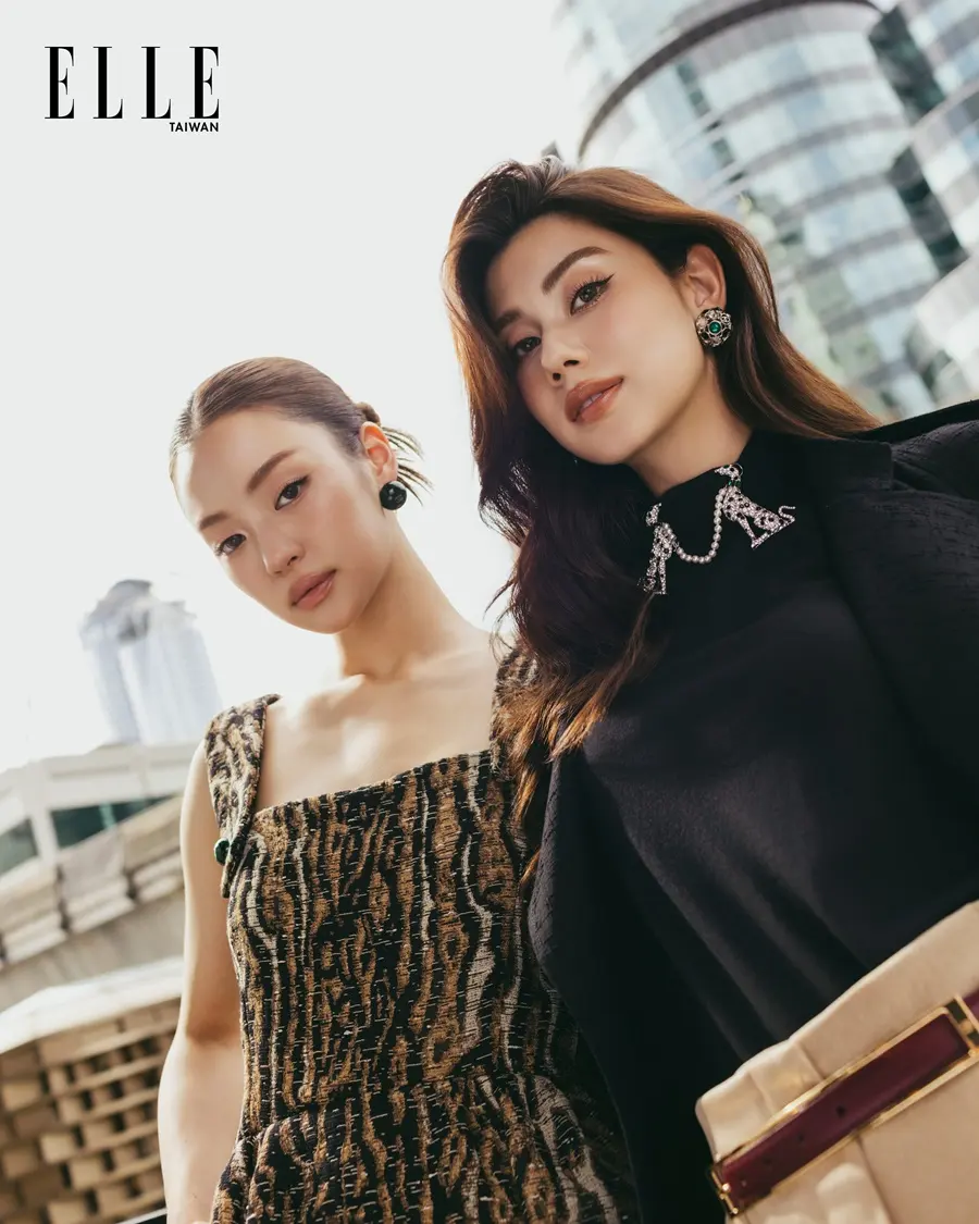 หมิว-ณัชชา & ลีน่า-ลลินา @ ELLE Taiwan June 2026