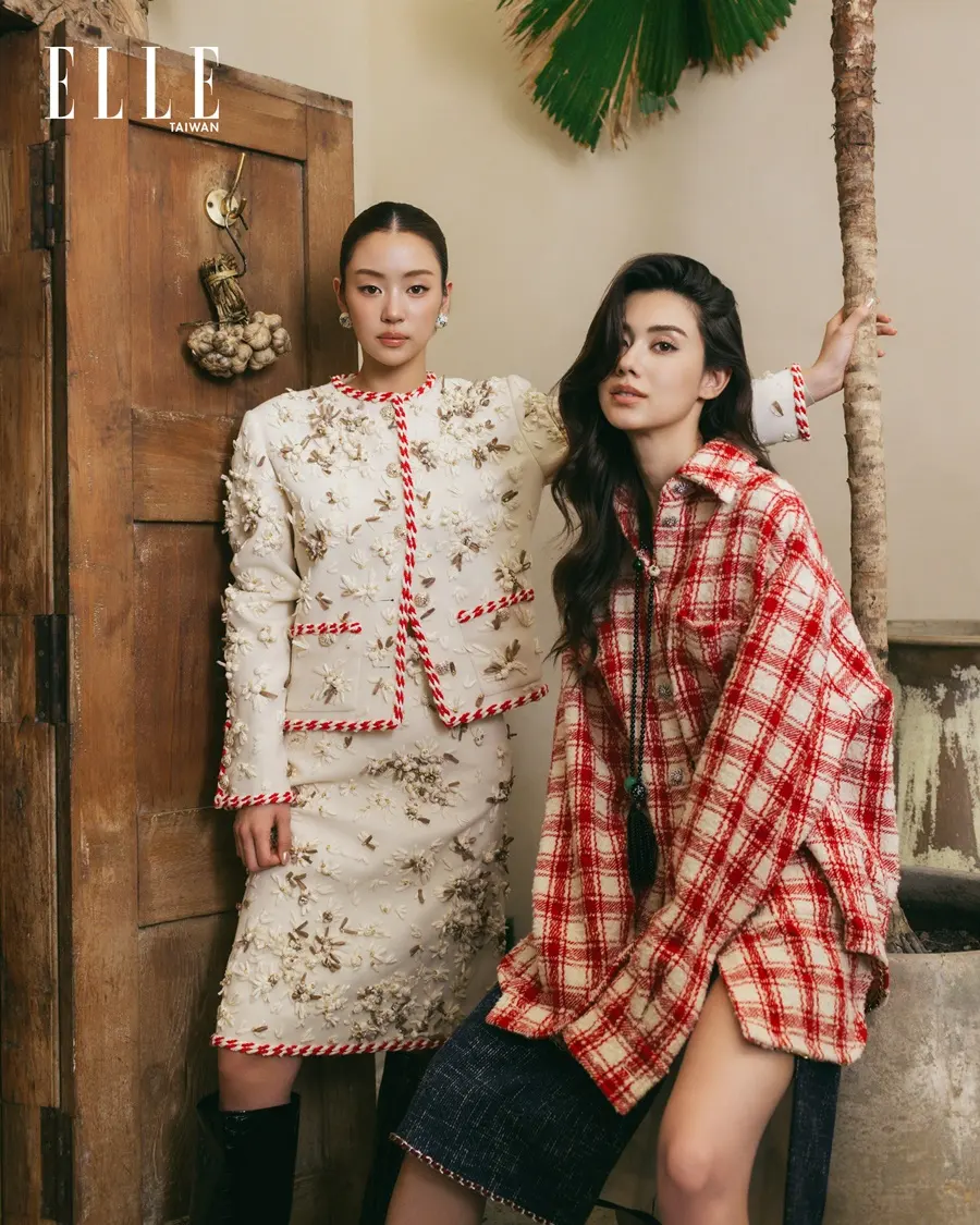 หมิว-ณัชชา & ลีน่า-ลลินา @ ELLE Taiwan June 2026