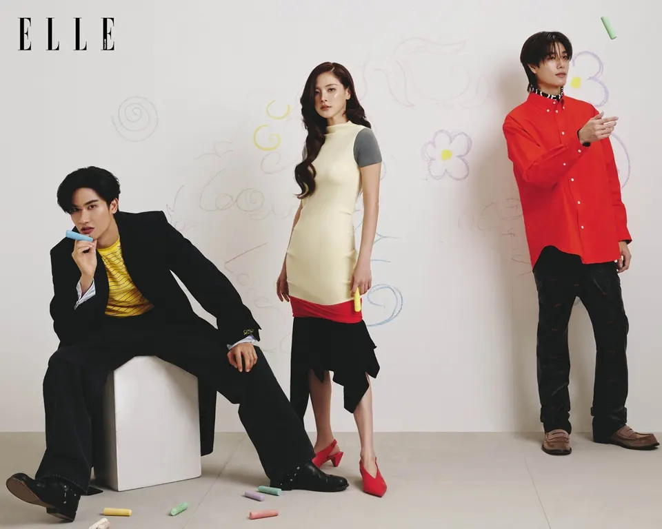ใบเฟิร์น พิมพ์ชนก,เต-ตะวัน & ภูวินทร์ @ ELLE Thailand June 2026