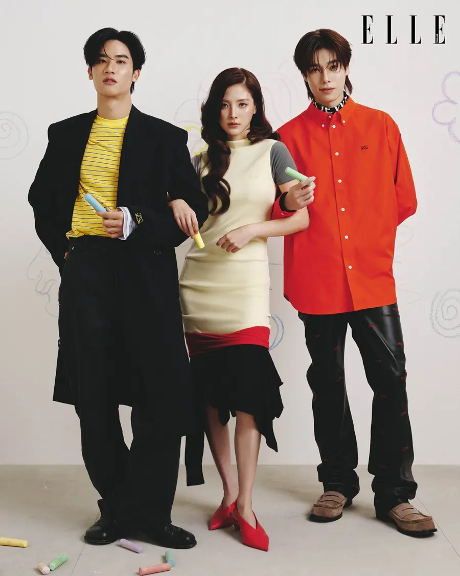 ใบเฟิร์น พิมพ์ชนก,เต-ตะวัน & ภูวินทร์ @ ELLE Thailand June 2026