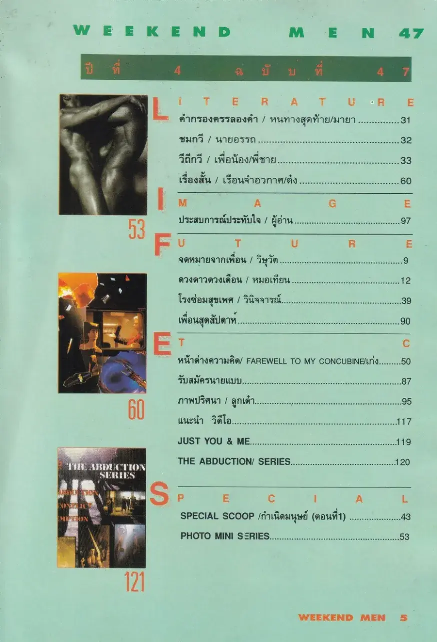 (วันวาน) นิตยสาร วีคเอ็นด์เมน ปีที่ 4 ฉบับที่ 47 พฤษภาคม 2537