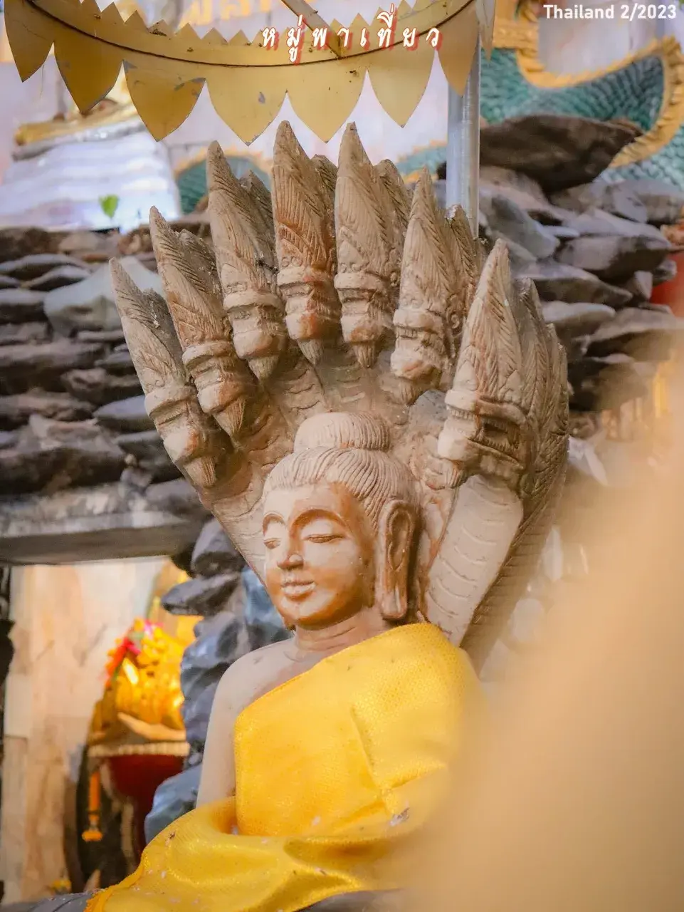 Great Naga Statue and Thai Temple in Nong Khai 🇹🇭