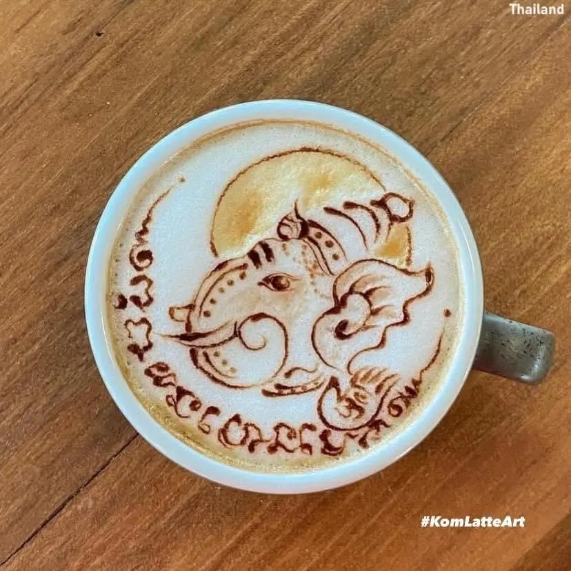 Latte Arts by Thai Artist 🇹🇭