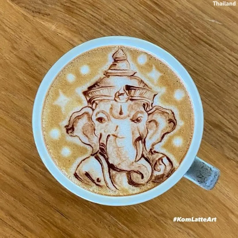 Latte Arts by Thai Artist 🇹🇭
