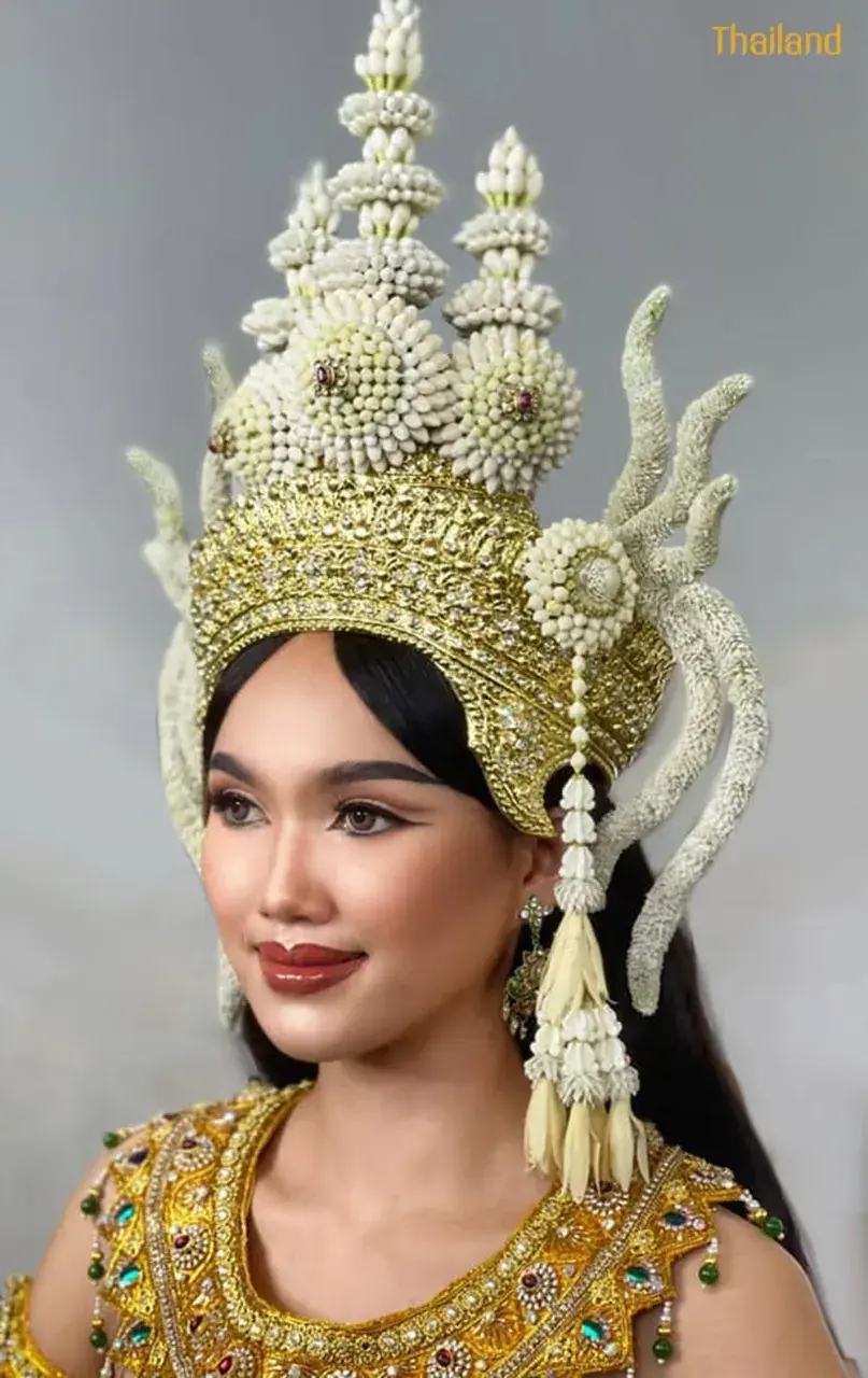 Thai Floral Apsara Headdress 🇹🇭