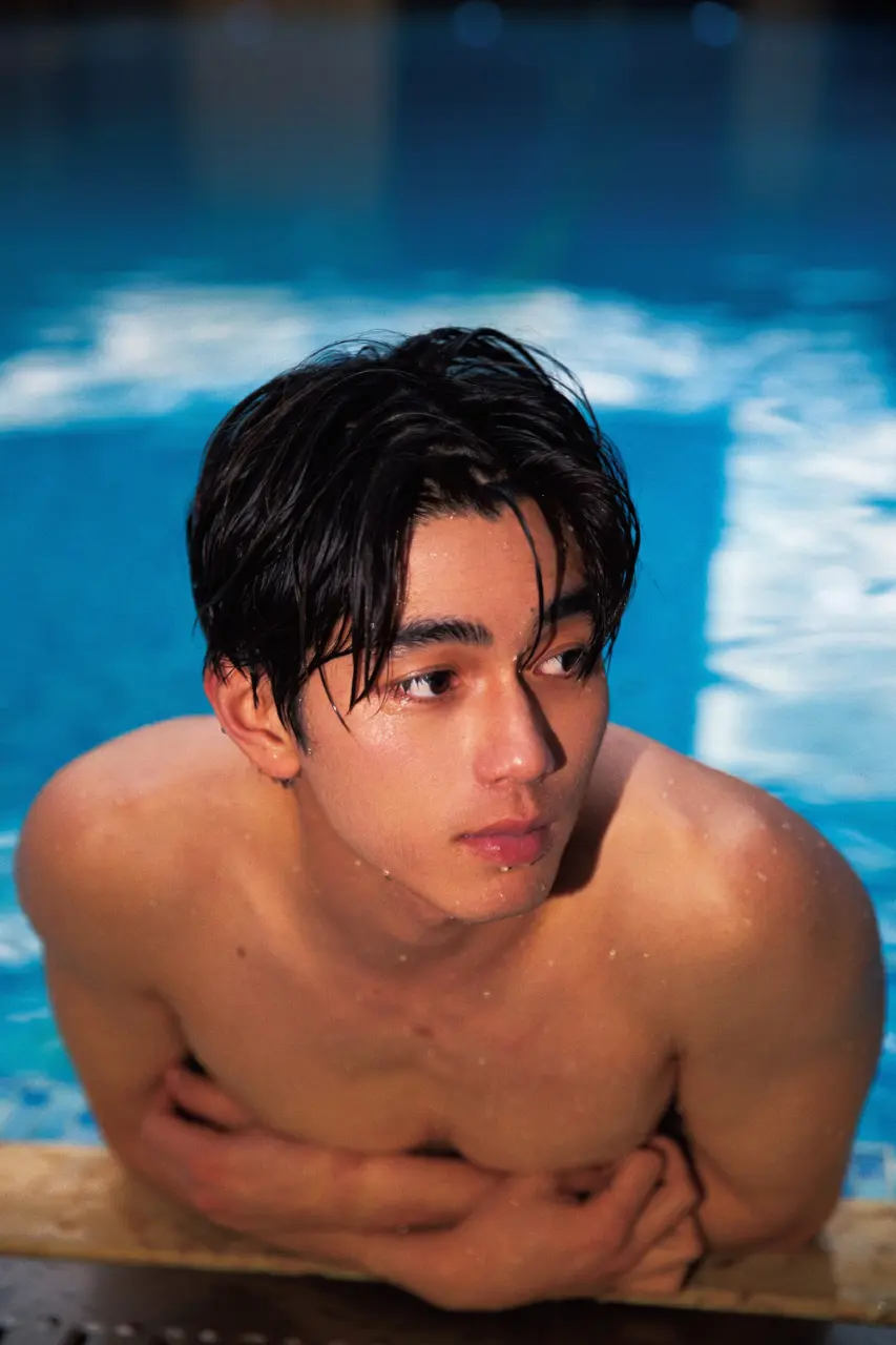At the pool