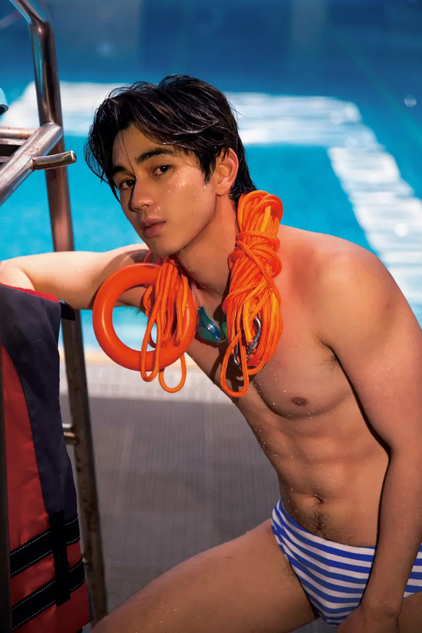 At the pool