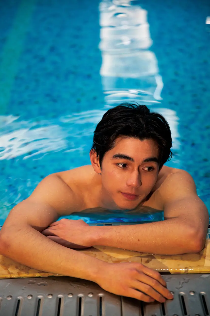 At the pool