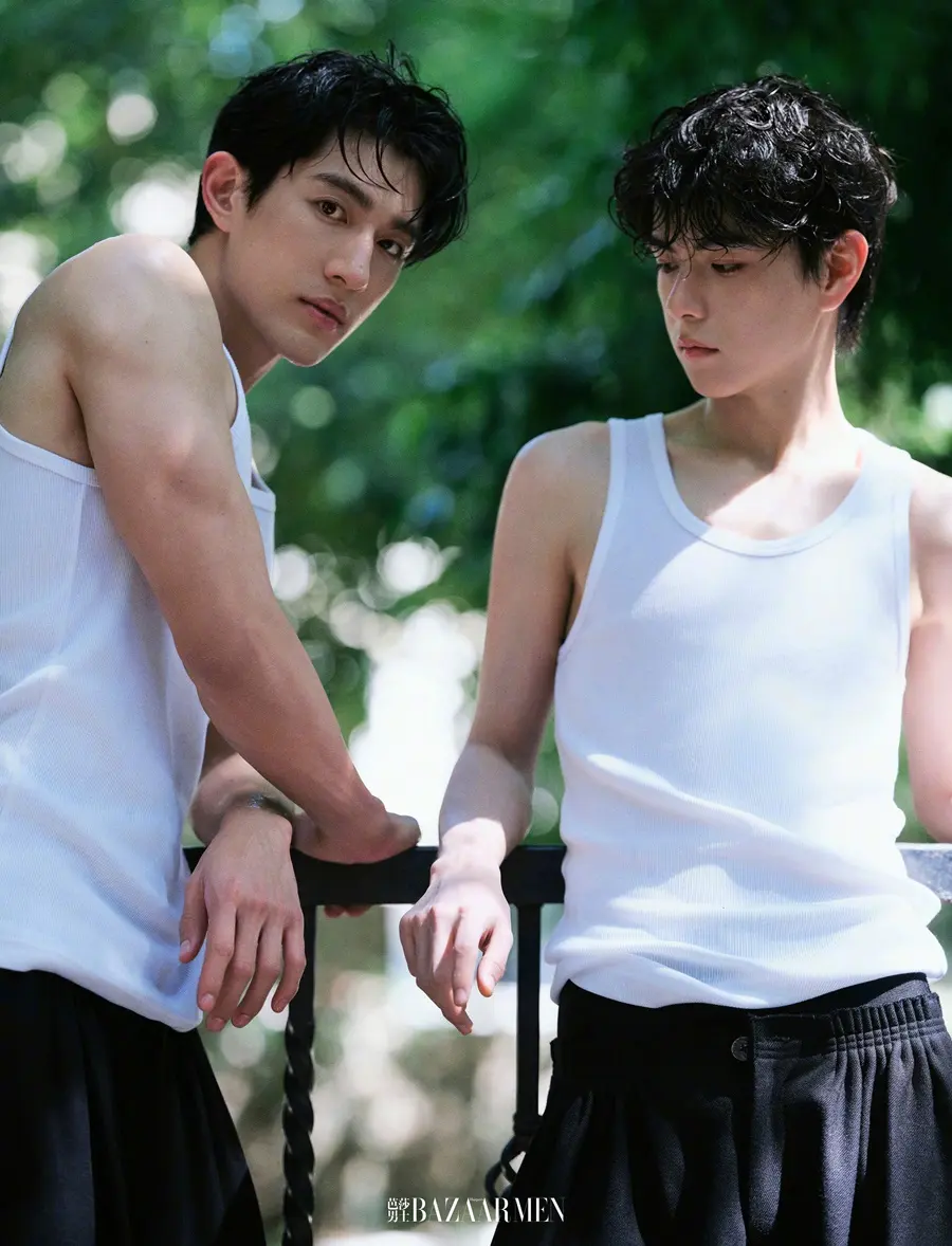 Ayden Sng & Lu Sitong @ Harper's BAZAAR Men China July 2026