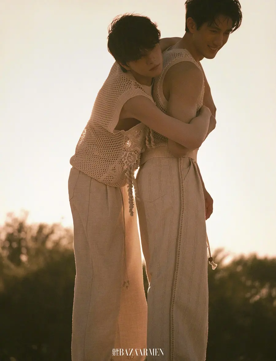 Ayden Sng & Lu Sitong @ Harper's BAZAAR Men China July 2026