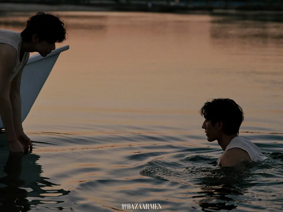 Ayden Sng & Lu Sitong @ Harper's BAZAAR Men China July 2026
