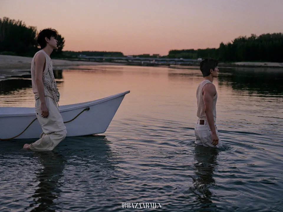 Ayden Sng & Lu Sitong @ Harper's BAZAAR Men China July 2026