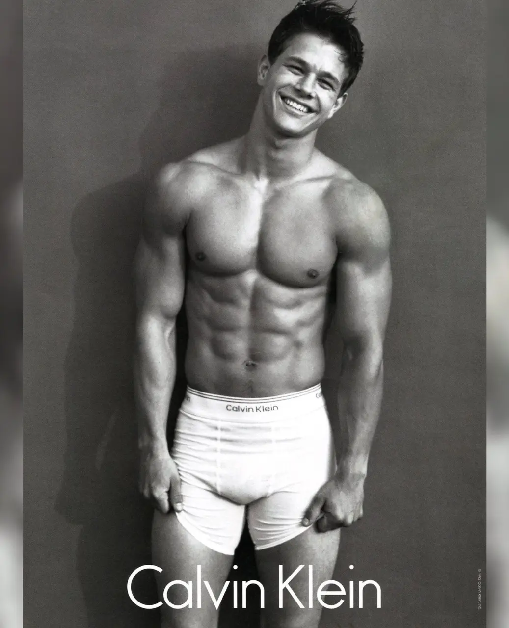 1992 Calvin Klein ad campaign with Mark Wahlberg