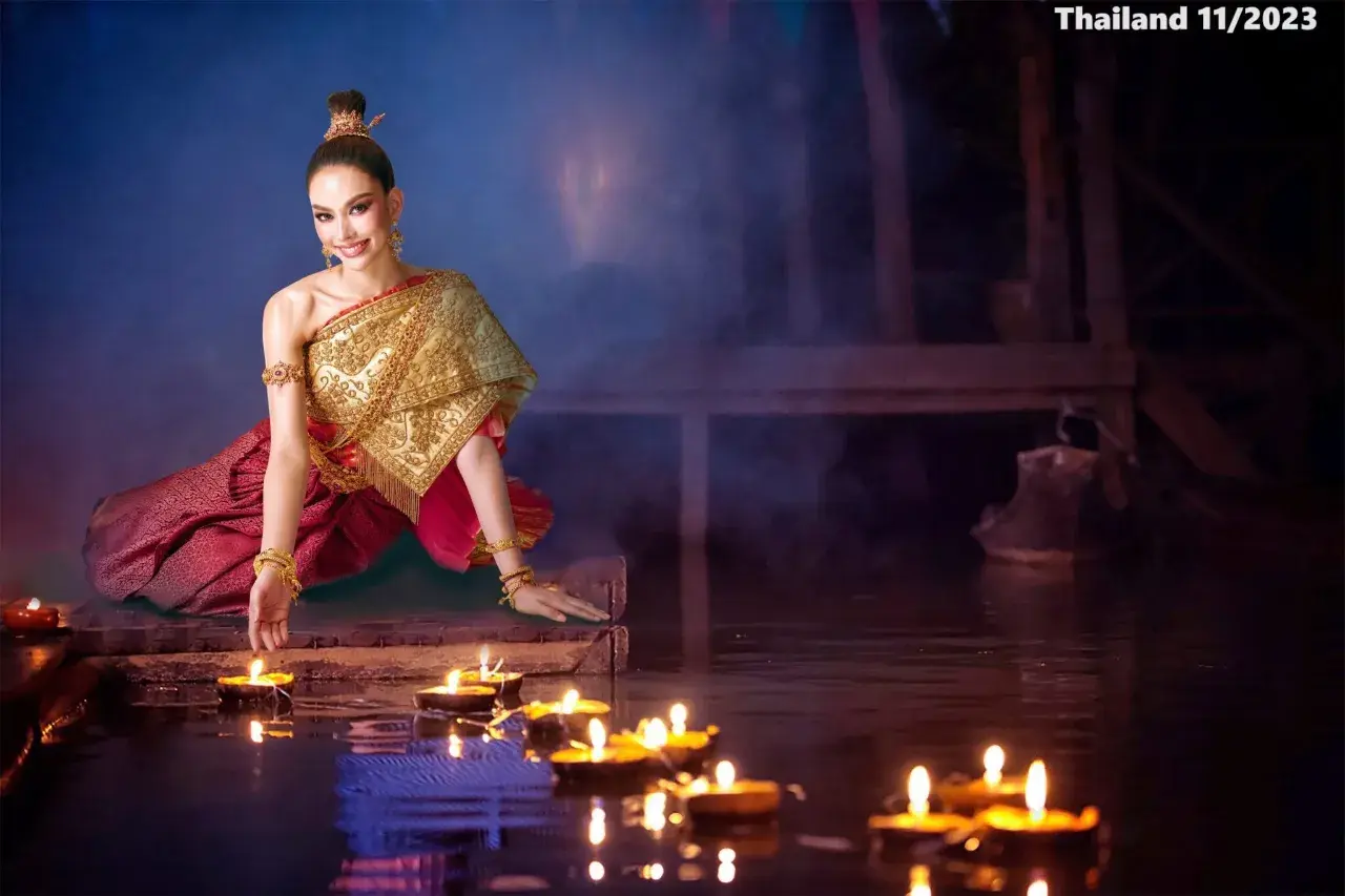 Celebrating Loy Krathong Festival in Thailand 🇹🇭