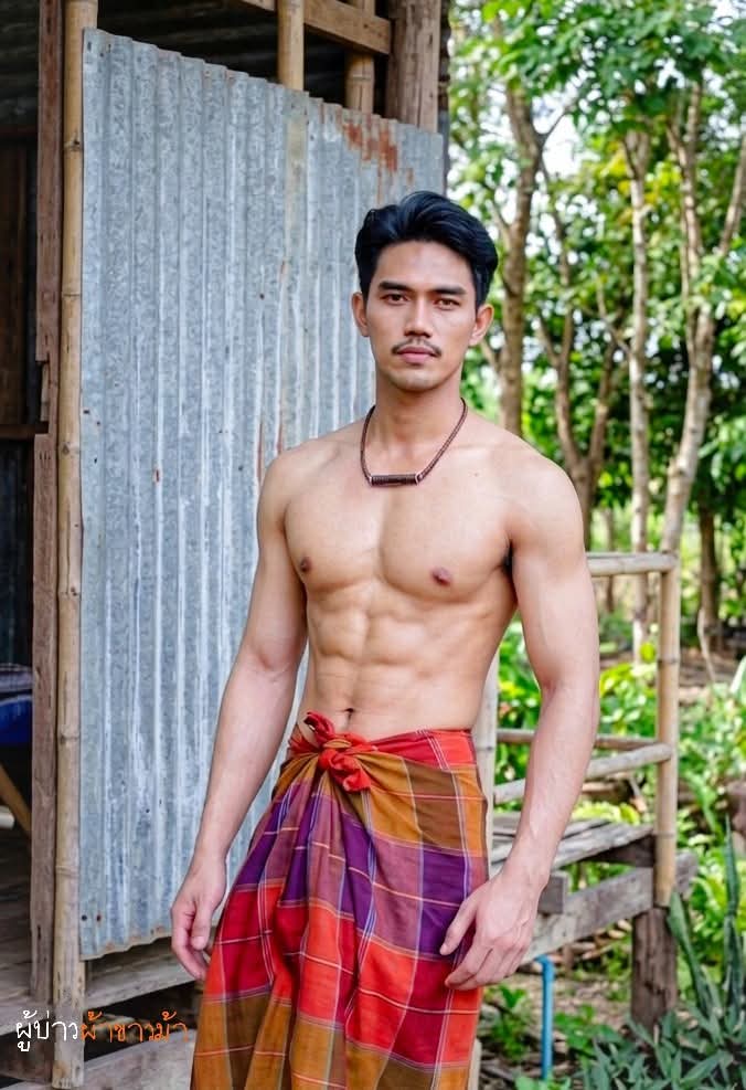 ผู้ชายกับผ้าขาวม้า 🔥🔥🔥