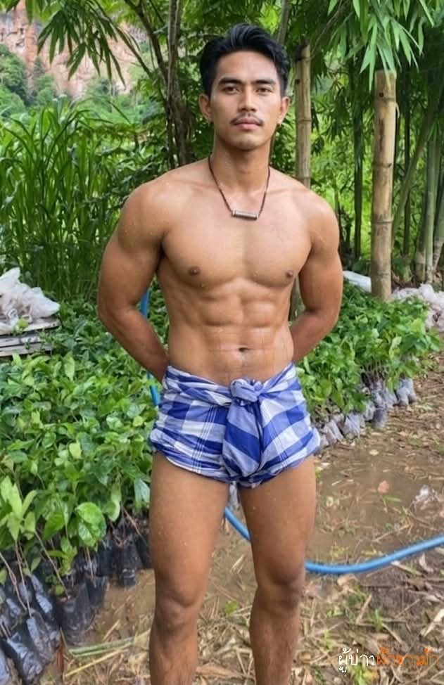 ผู้ชายกับผ้าขาวม้า 🔥🔥🔥