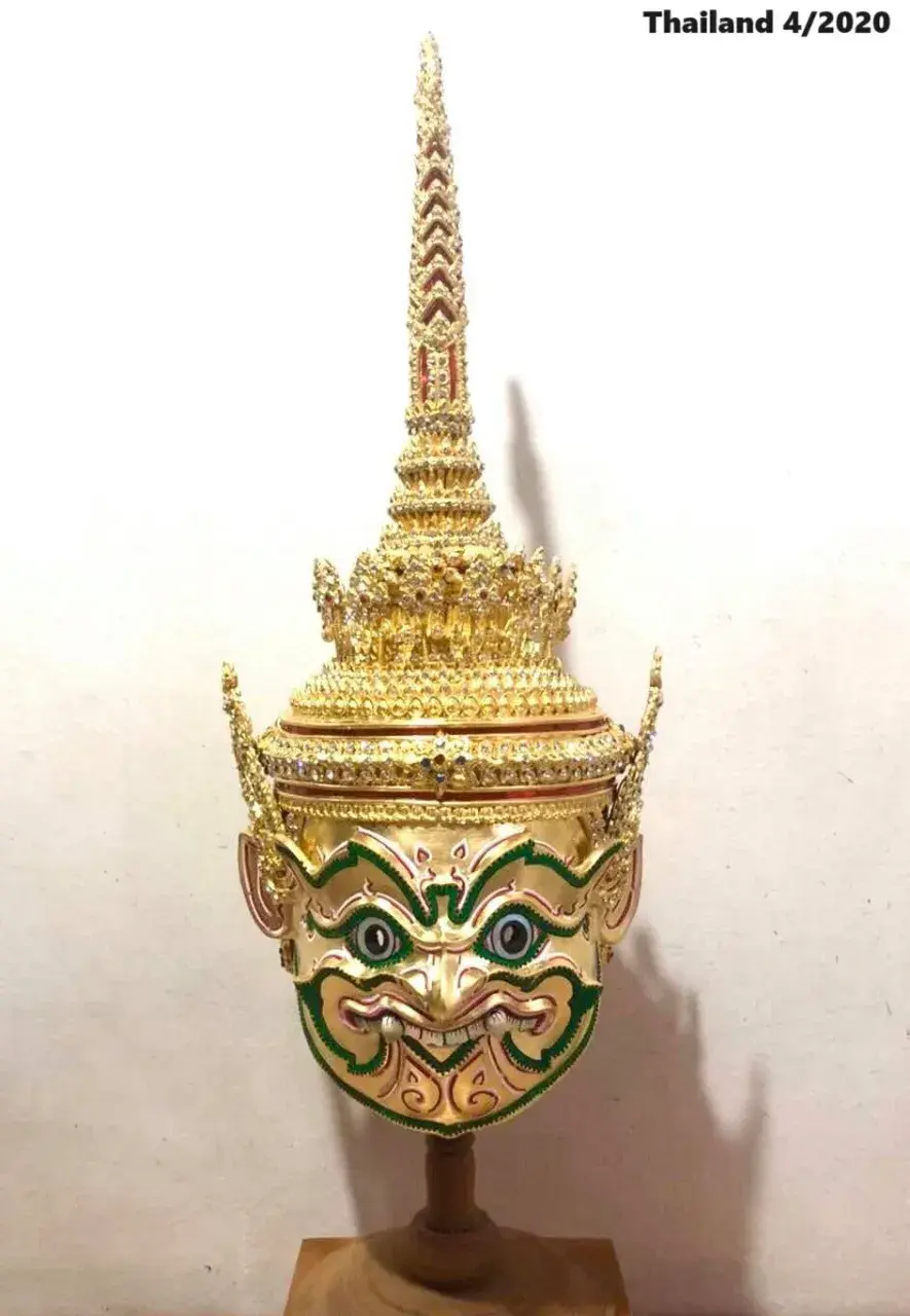 Ramasura Khon Mask by Thai University Student 🇹🇭