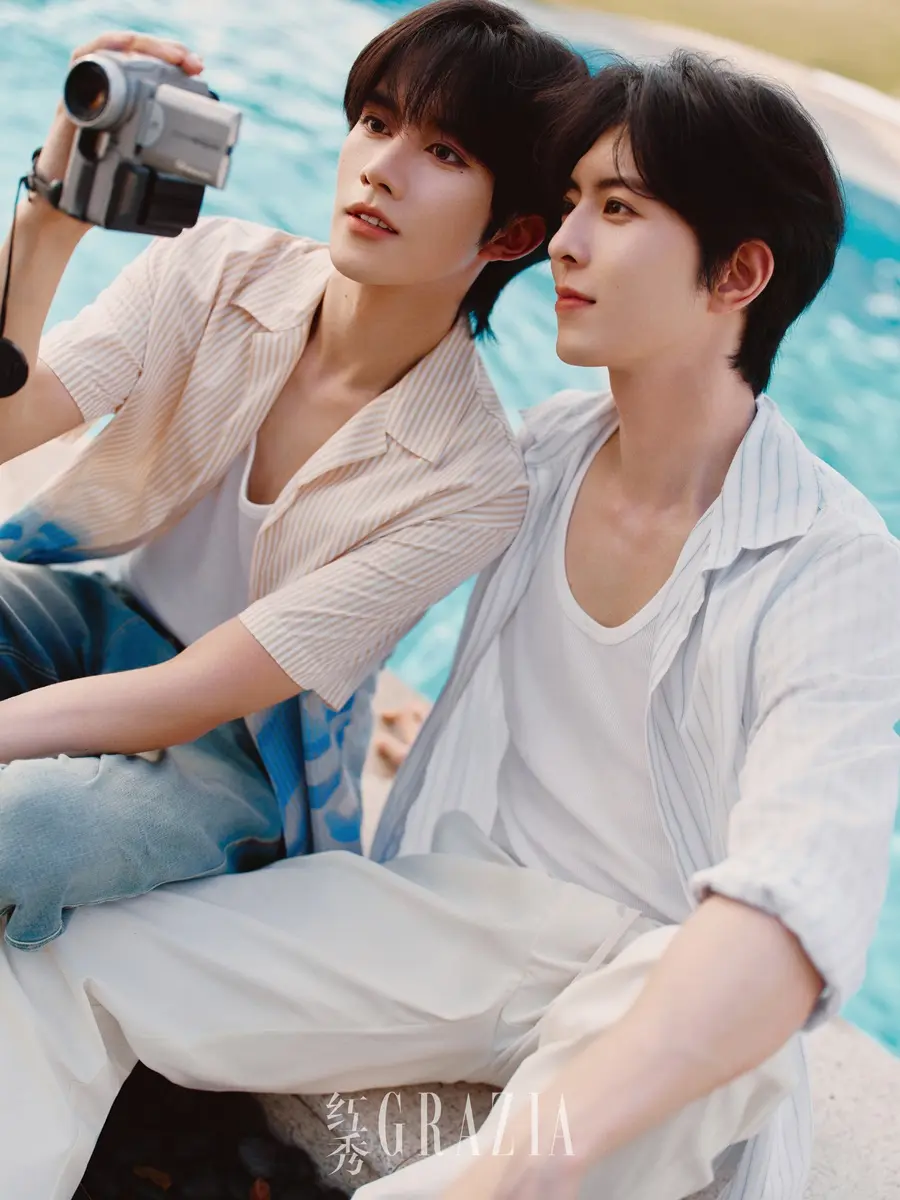 Huang Xing & Qiu Dingjie @ GRAZIA China August 2026