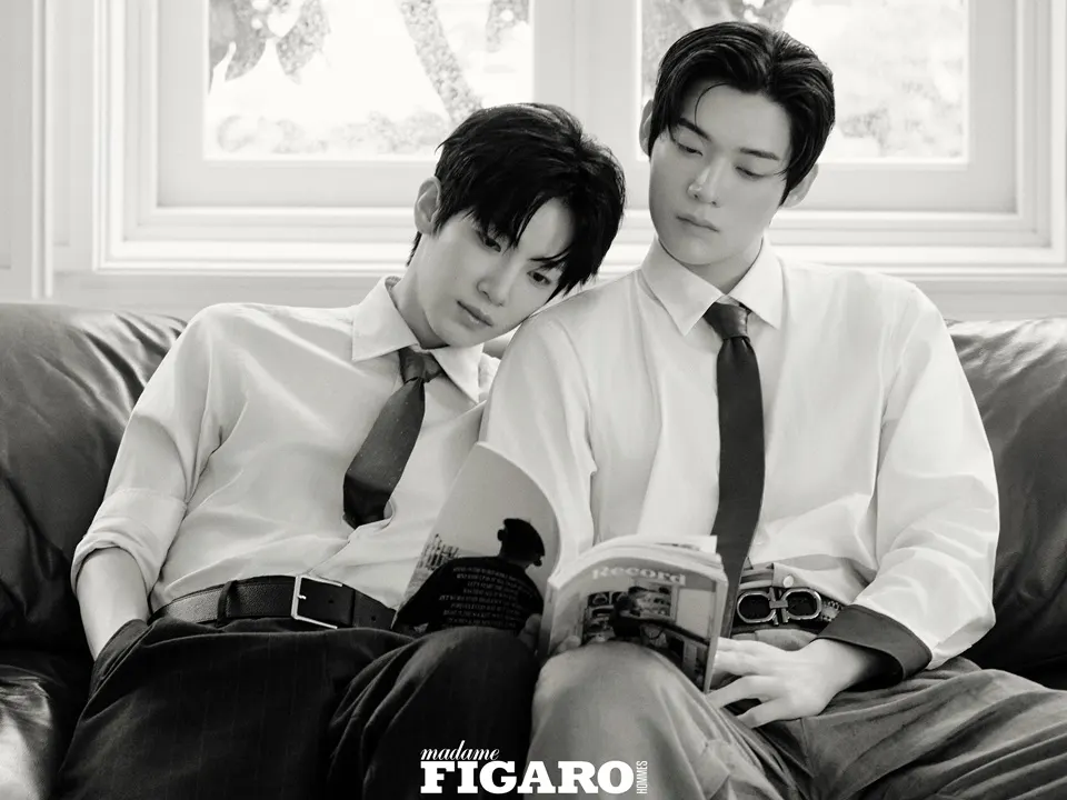 Kim Yoon-sik & Park Si-woo @ madame FIGARO HOMMES China August 2026