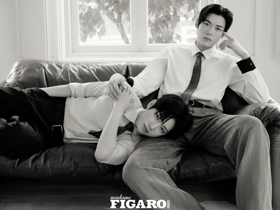 Kim Yoon-sik & Park Si-woo @ madame FIGARO HOMMES China August 2026