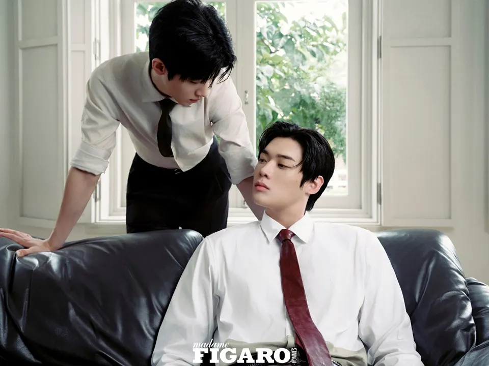 Kim Yoon-sik & Park Si-woo @ madame FIGARO HOMMES China August 2026