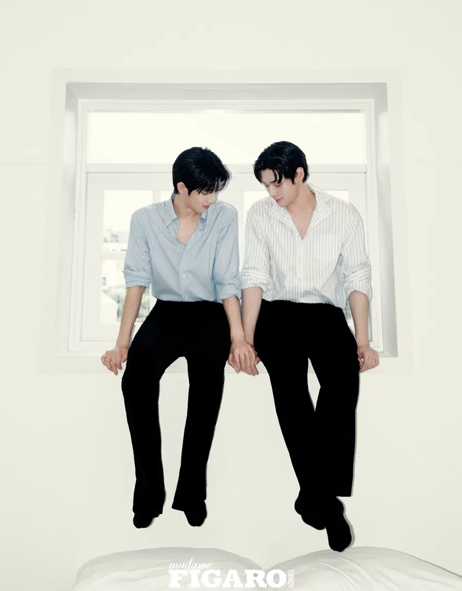 Kim Yoon-sik & Park Si-woo @ madame FIGARO HOMMES China August 2026