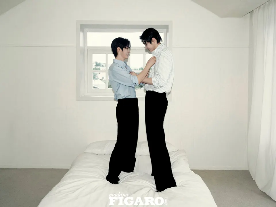 Kim Yoon-sik & Park Si-woo @ madame FIGARO HOMMES China August 2026