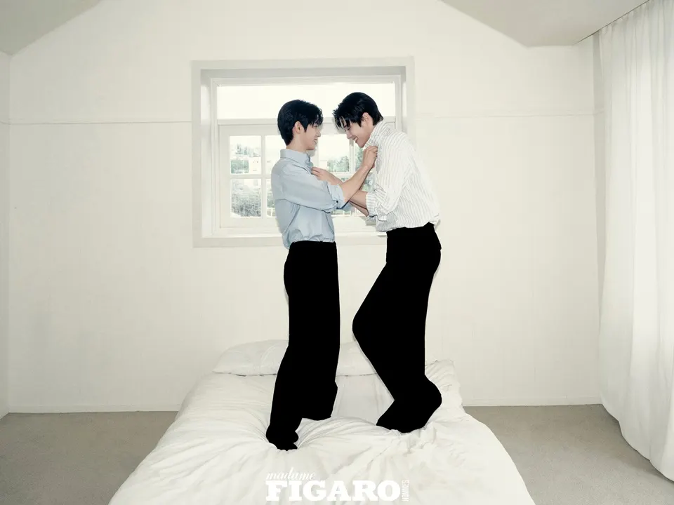 Kim Yoon-sik & Park Si-woo @ madame FIGARO HOMMES China August 2026