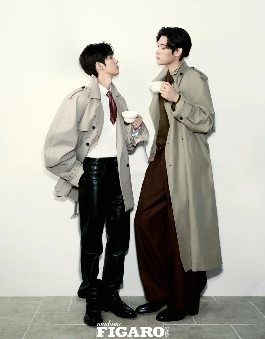 Kim Yoon-sik & Park Si-woo @ madame FIGARO HOMMES China August 2026