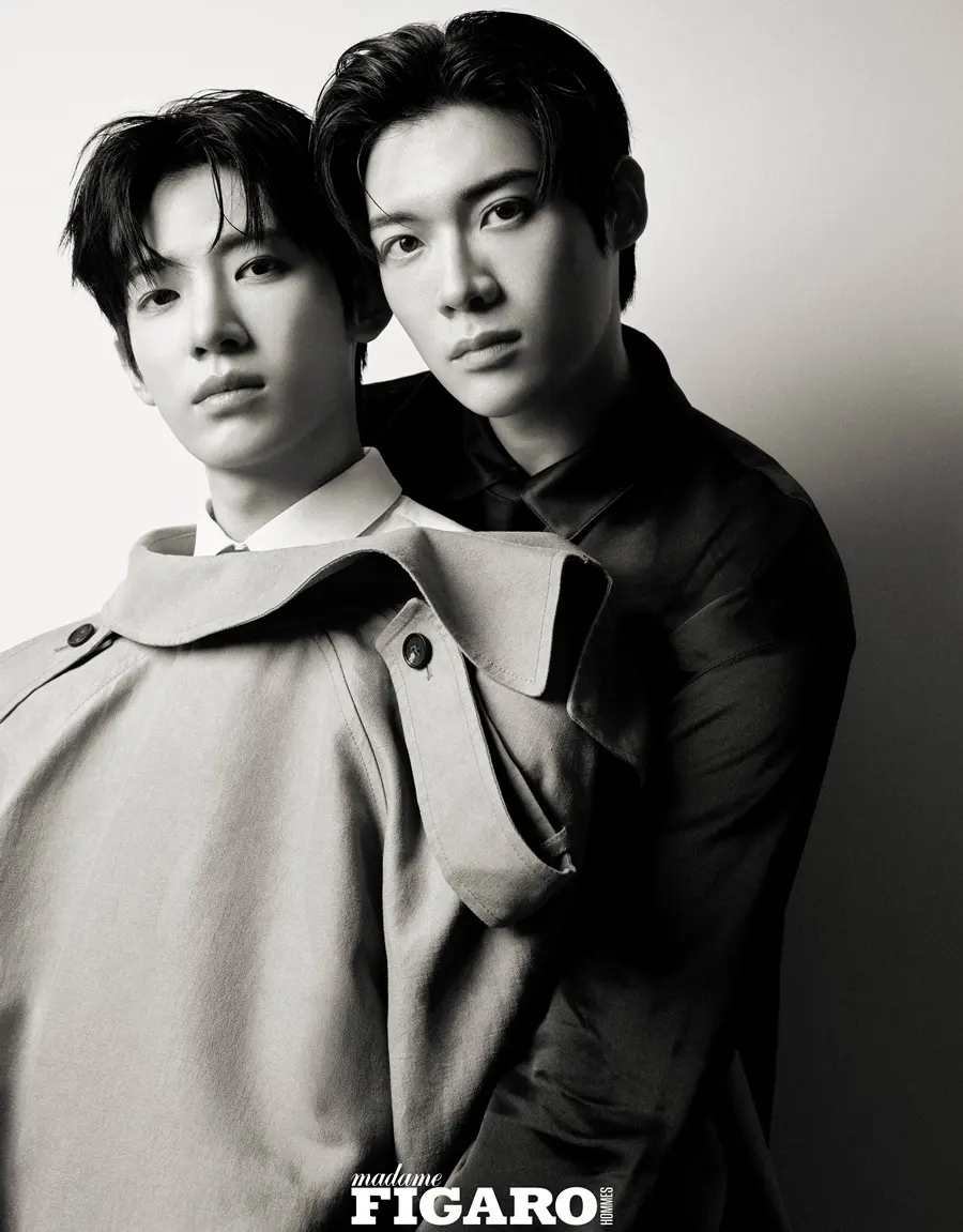 Kim Yoon-sik & Park Si-woo @ madame FIGARO HOMMES China August 2026