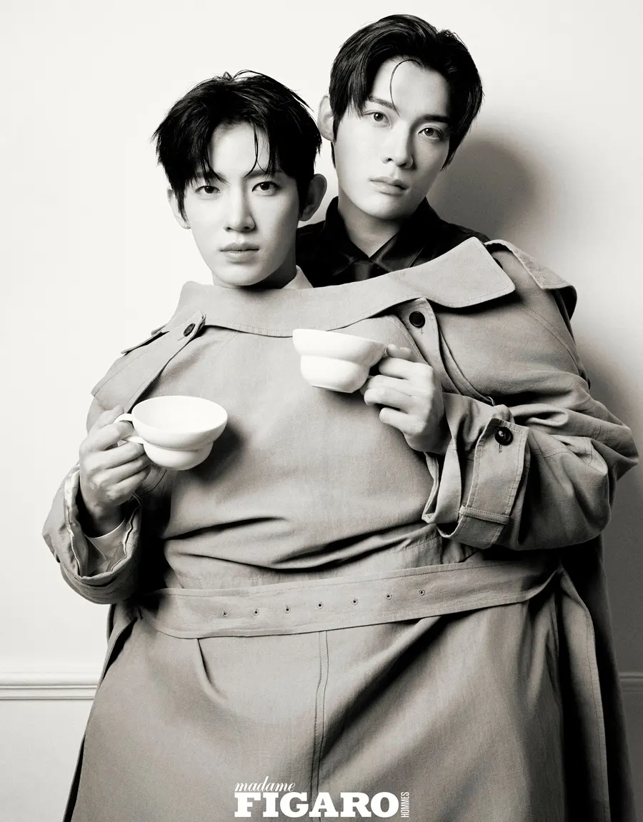 Kim Yoon-sik & Park Si-woo @ madame FIGARO HOMMES China August 2026