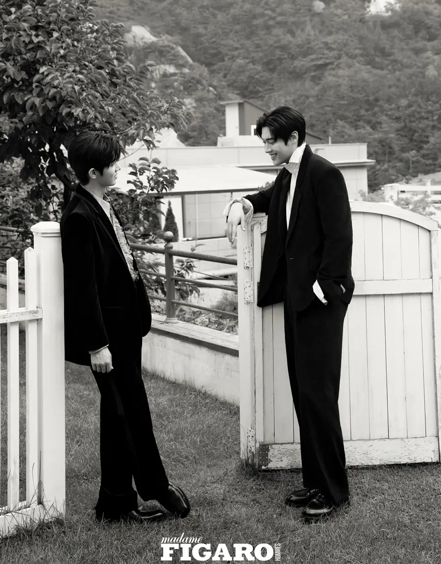 Kim Yoon-sik & Park Si-woo @ madame FIGARO HOMMES China August 2026